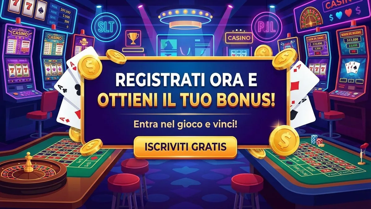 Registrazione con bonus